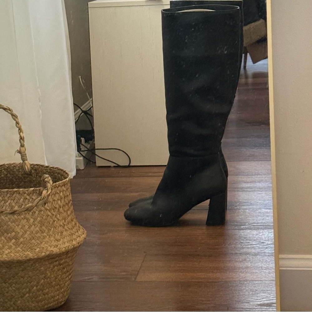 Macy's Black Knee High Boots
